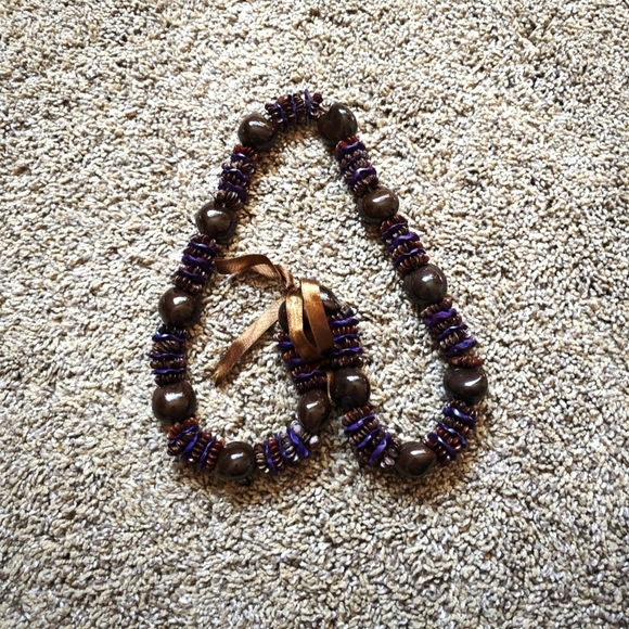 Kukui Nut Lei, Kukui Nut Koa Seed Lei, Hawaiian Lei, Graduation Lei, Wedding Lei - Picture 1 of 2